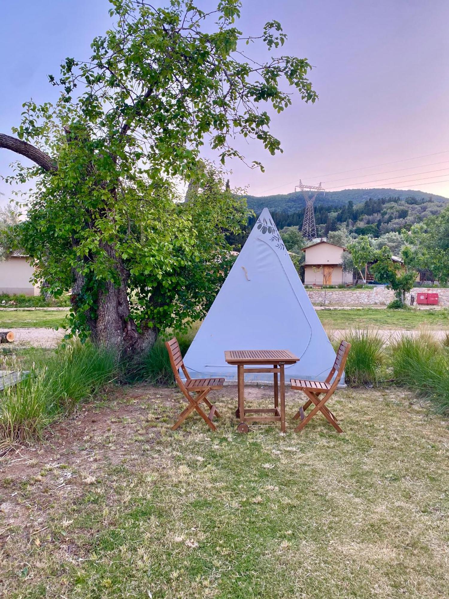 Nirikos Camping Spasmeni Vrisi Exterior foto